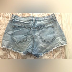 Pink Victoria secret jean shorts